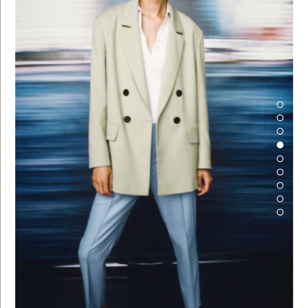 Zara oversized blazer with pants  bloggers fav - Picture 9 of 16